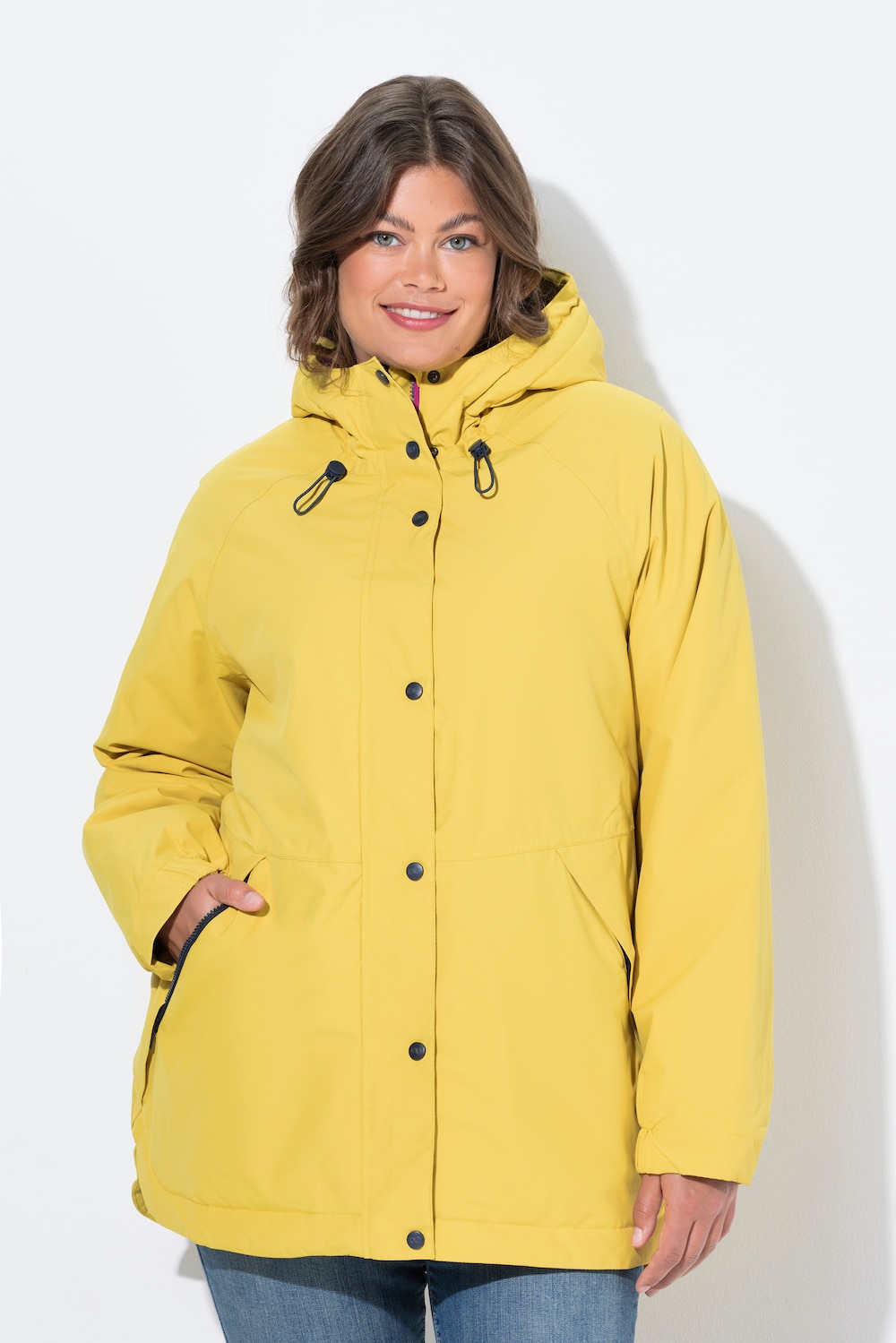 Große Größen Funktionsjacke, Damen, gelb, Größe: XXL, Polyester, LAURASON