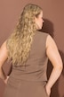 Gilet, fitted pasvorm, V-hals, kanten zoom, volledig gevoerd