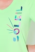 Functioneel shirt, Soleil, classic, V-hals, halve mouwen
