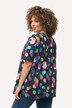 T-shirt, stippen, A-lijn, V-hals, halve mouwen