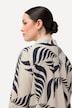 Longbluse, grafischer Druck, Hemdkragen, Langarm