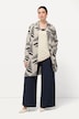 Longbluse, grafischer Druck, Hemdkragen, Langarm