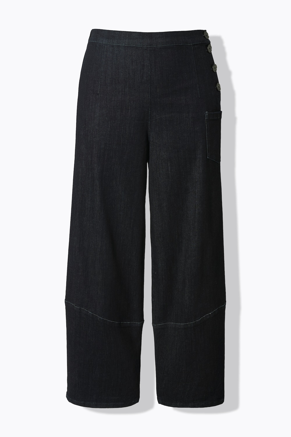 Stora storlekar Barrel-jeans, Dam, blå, storlek: 50, Bomull/Polyester/Viskos, Ulla Popken