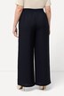 Textured Elastic Waist Pants