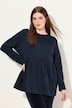 Sweatshirt, A-form, rund hals, lange ærmer, økologisk bomuld