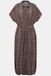 Maxi-jurk, oversized, paisley-print, overhemdkraag, knoopsluiting