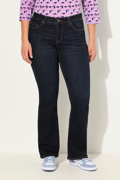 Bootcut jeans Marie, wijde pijpen, 5-pocket model