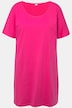 Long Oversized Half-Sleeve Crew Neck Shirt