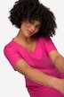 Long Oversized Half-Sleeve Crew Neck Shirt