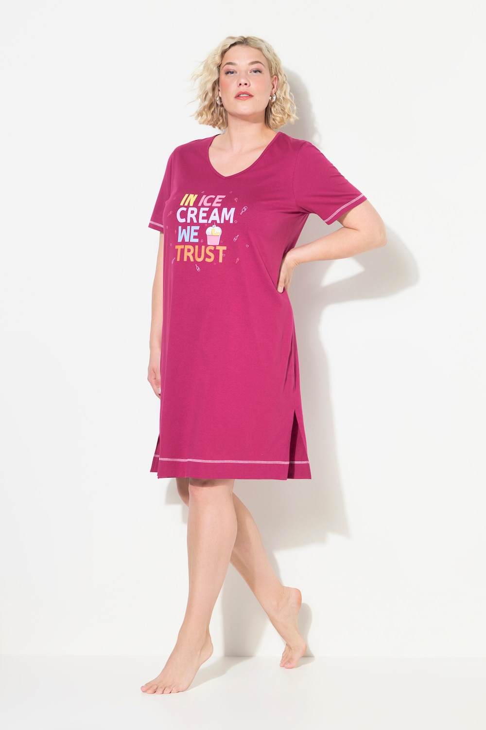 Große Größen Bigshirt, Damen, rot, Größe: 58/60, Baumwolle, Ulla Popken