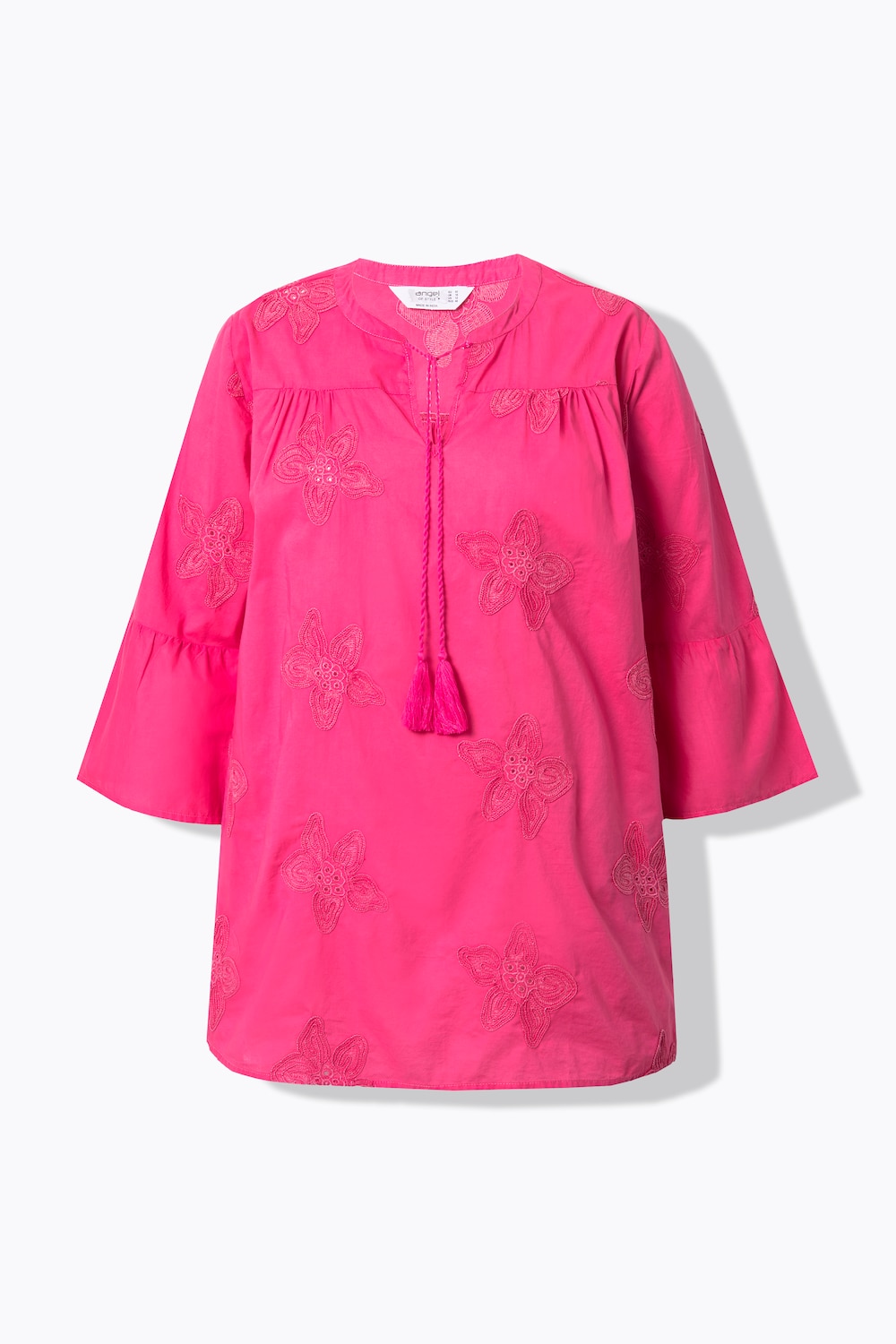 Stora storlekar Tunika, Dam, rosa, storlek: 54, Bomull, Angel of Style