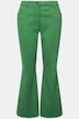 Farvede jeans, brede ben, 5 lommer