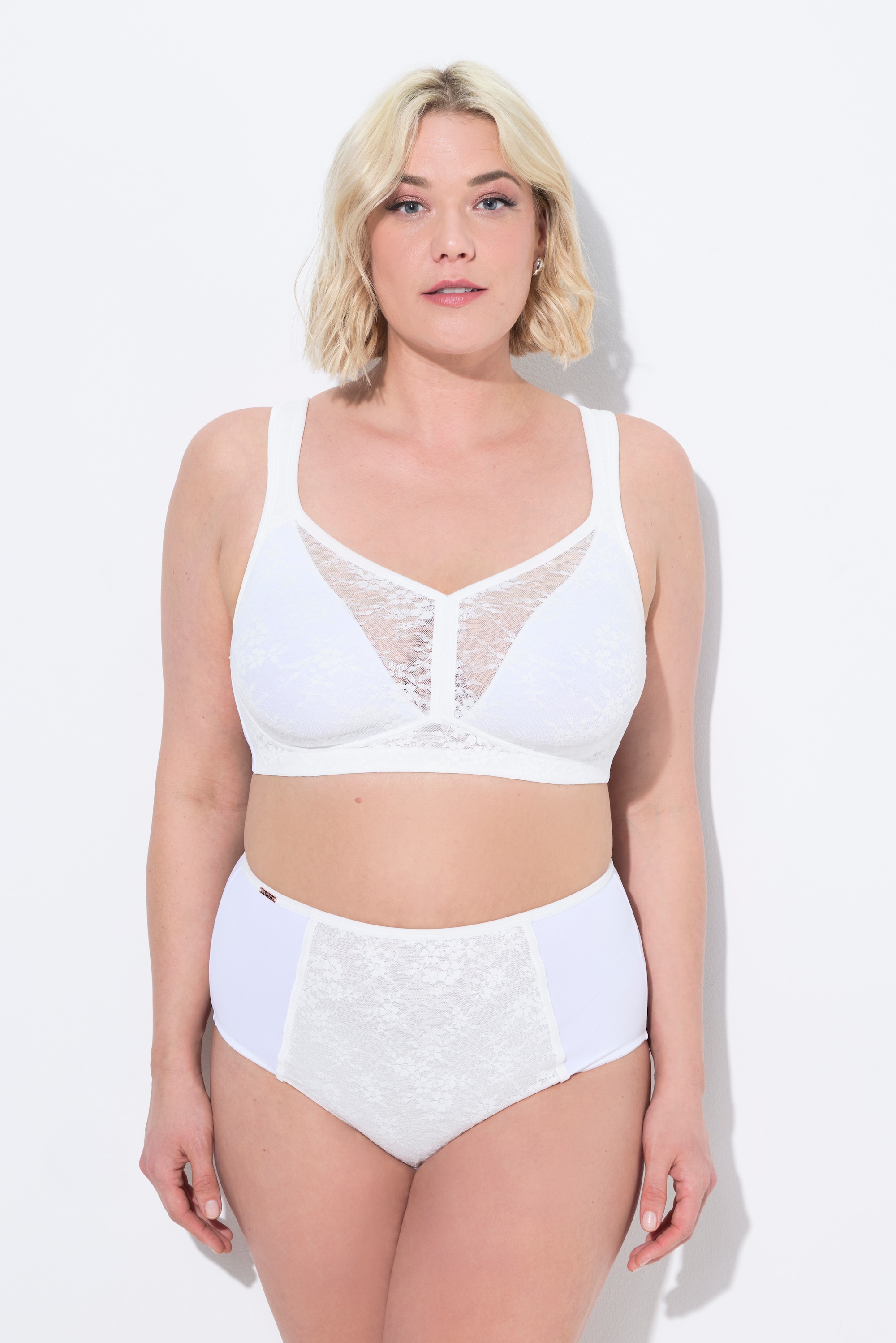 Ulla Popken Damen große Größen Minimizer BH Spacer Schalen ohne Bügel