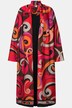 Kaftan, oversized, print all-over, satijnen voering, lange mouwen