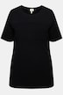 T-shirt, gerimpelde strepen, ronde hals, halve mouwen, biologisch katoen