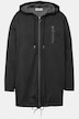 Hoodie-Jacke, oversized, cold dyed Sweat, Kapuze, Rückenprint, Langarm