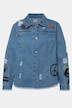 Chaqueta vaquera, Classic Fit, decoración moderna, cuello camisero, manga larga