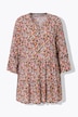 Tunika-bluse, heldekkende trykk, tunika-utringning, 3/4 ermer