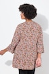 Tunika-bluse, heldekkende trykk, tunika-utringning, 3/4 ermer