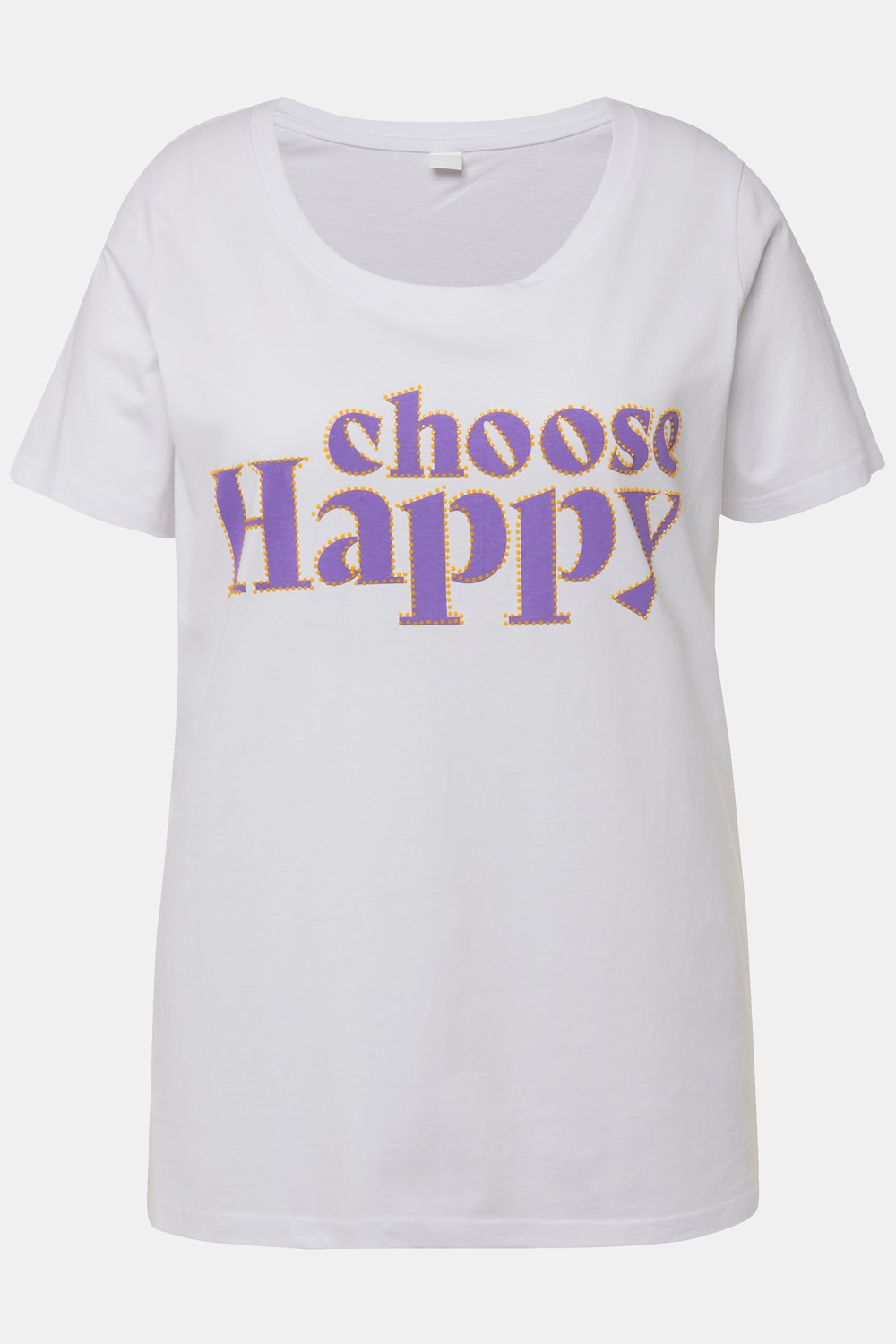 Stora storlekar T-shirt, Dam, vit, storlek: 50, Bomull, Angel of Style