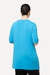 Embroidered Neck Short Sleeve Tee