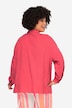 Mousseline blouse, oversized, overhemdkraag, lange mouwen