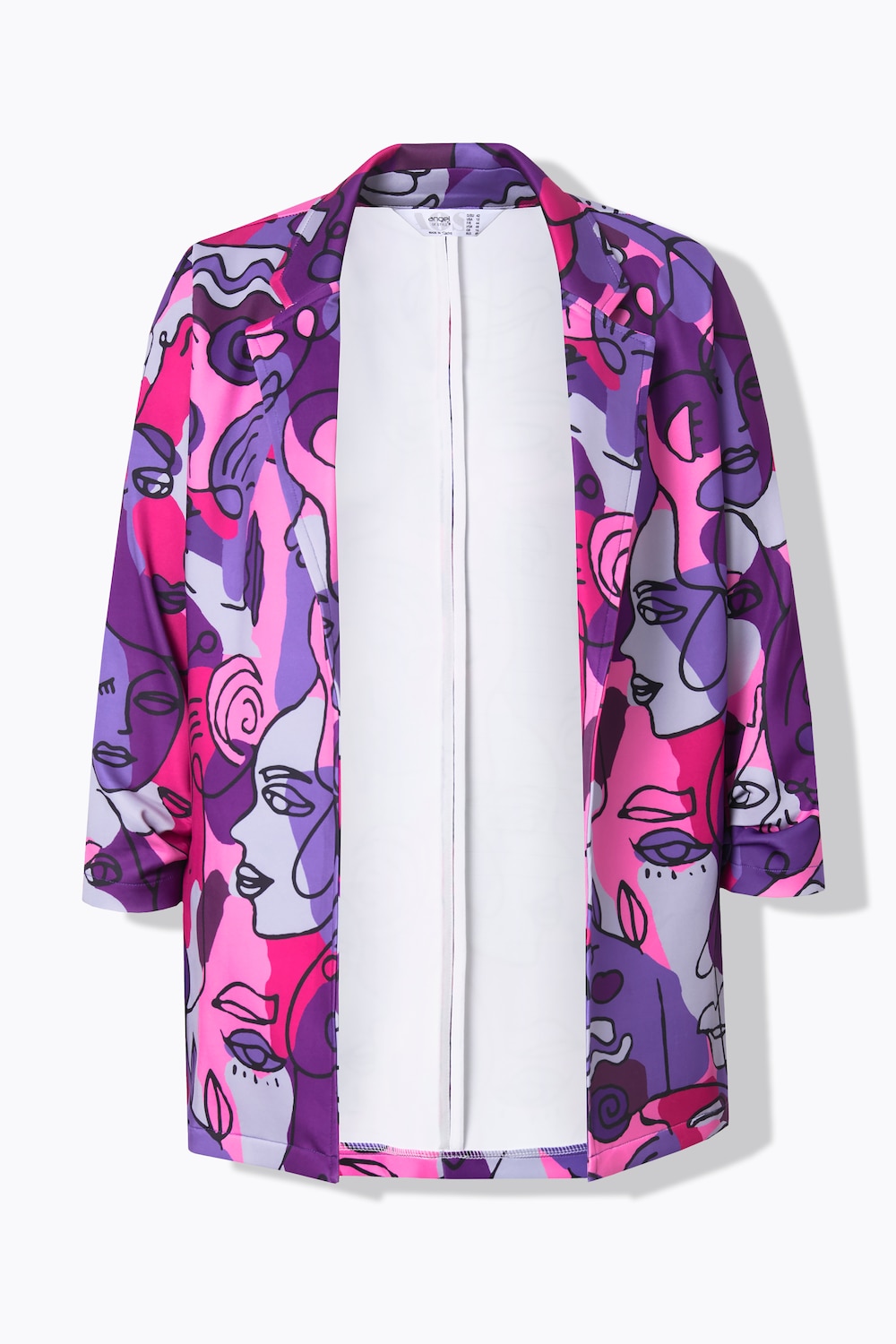 Stora storlekar Kavaj, Dam, rosa, storlek: 56, Polyester, Angel of Style