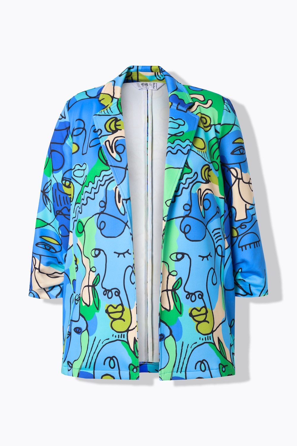 Stora storlekar Kavaj, Dam, turkos, storlek: 44, Polyester, Angel of Style