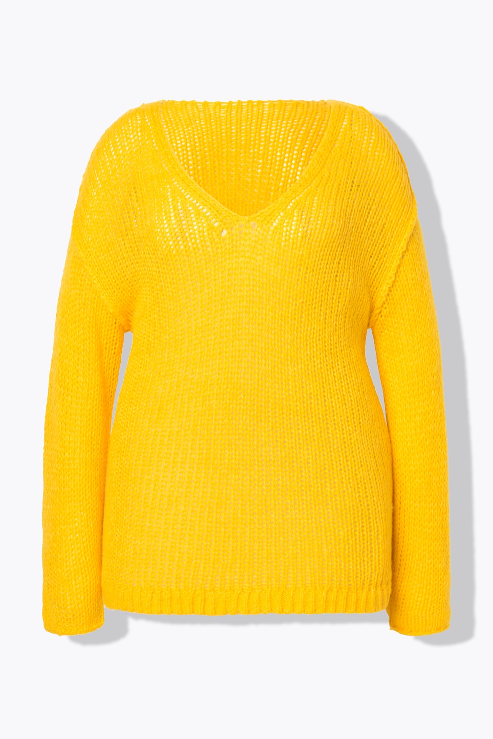 Stora storlekar Tröja, Dam, orange, storlek: 48, Syntetfibrer/Ull, Angel of Style
