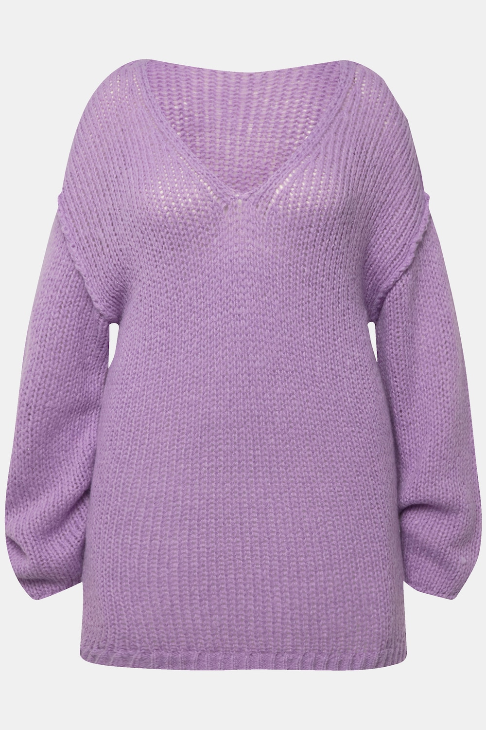 Stora storlekar Tröja, Dam, lila, storlek: 48, Syntetfibrer/Ull, Angel of Style
