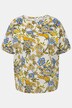 T-Shirt, oversized, Flowerprint, Rundhals, Halbarm