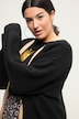 Strickjacke, oversized, Colorblende, Langarm