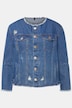 Jeansjacke, Regular Fit, Destroy-Effekte, Patches, Rundhals, Langarm