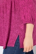 Smokbluse, Punkte, A-Linie, Rundhals, 3/4-Arm