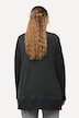 Sweatjacke, Waffelstruktur, offene Form, Langarm