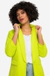 Blazer, forma abierta, cuello con solapa, manga larga