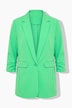 Blazer col à revers et manches longues, coupe ouverte