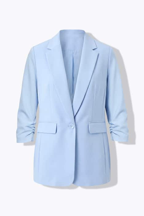 Blazer, offene Form, Reverskragen, Langarm