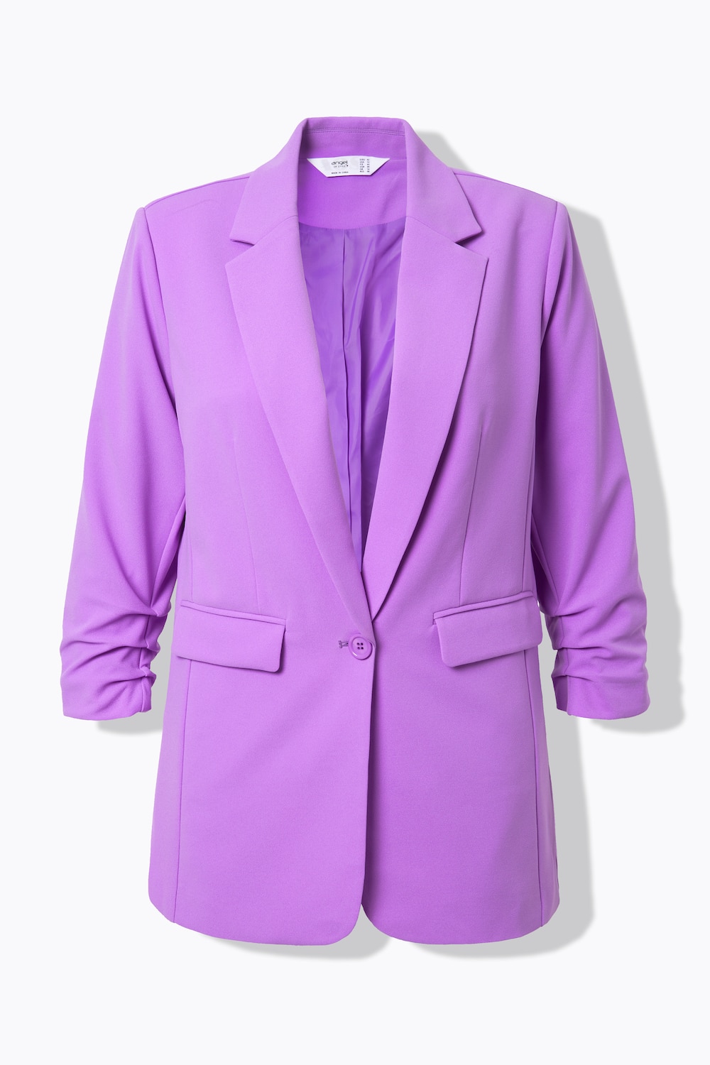 Stora storlekar Kavaj, Dam, lila, storlek: 60, Polyester, Angel of Style