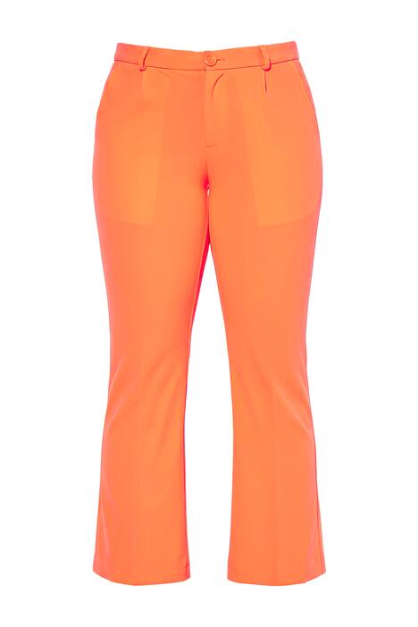 Kalhoty, rovné nohavice, knoflíkové zapínání