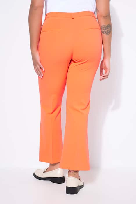 Broek, rechte pijpen, knoopsluiting