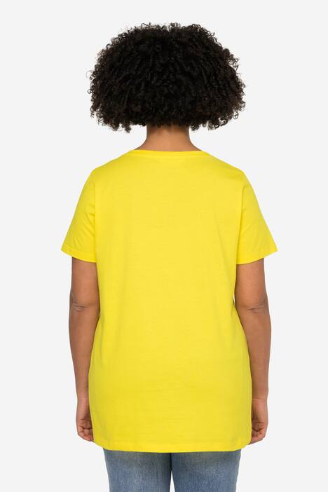 T-Shirt, Eis am Stiel mit Schriftzug, Rundhals, Halbarm