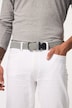 Ceinture extensible tressée avec boucle en métal - jusqu'à la taille 170
