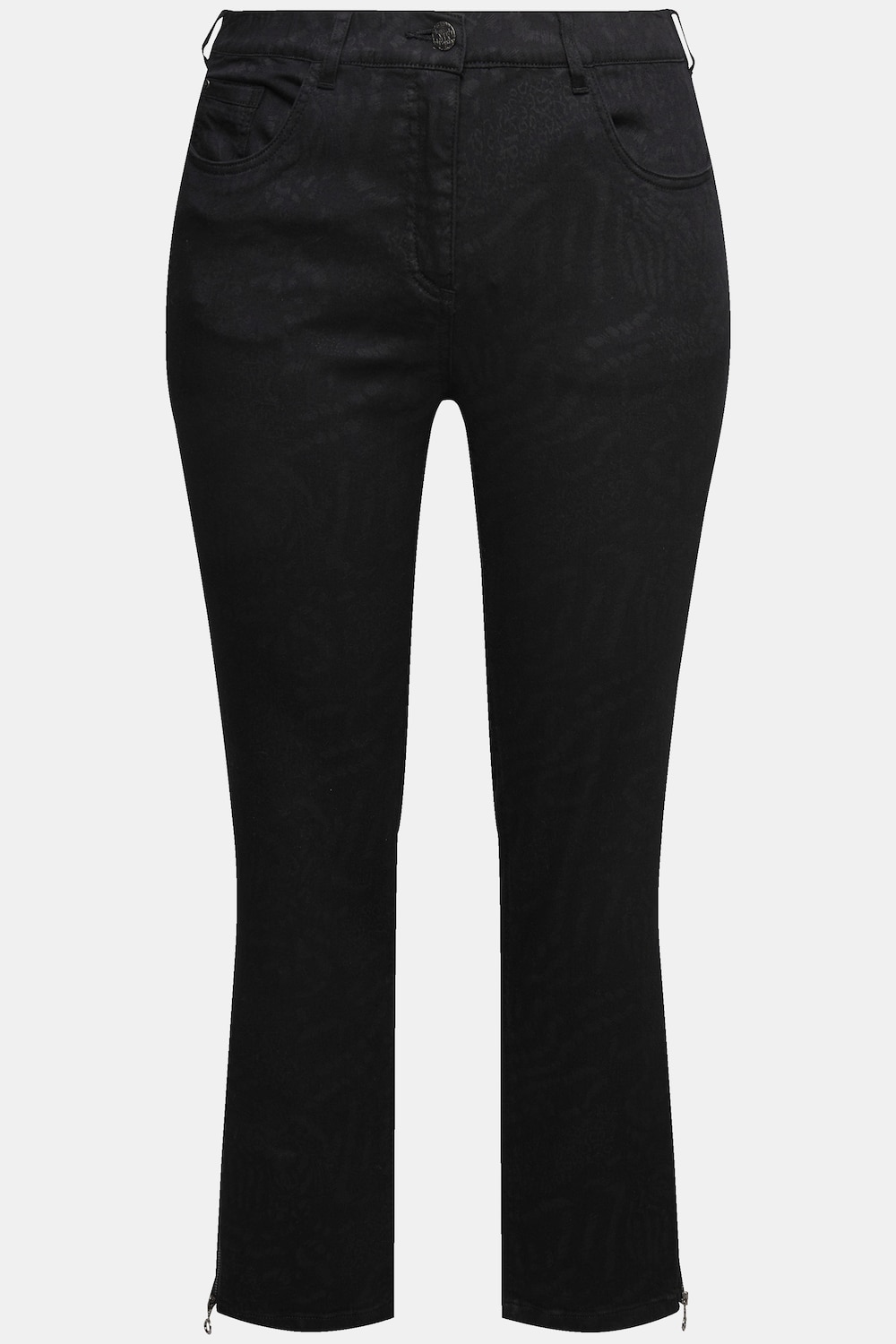 Stora storlekar Jeans Sarah, Dam, svart, storlek: 116, Bomull/Polyester, Ulla Popken