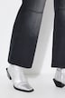 Cargojeans, lige pasform, afbleget, cargolommer, delvist elastisk linning