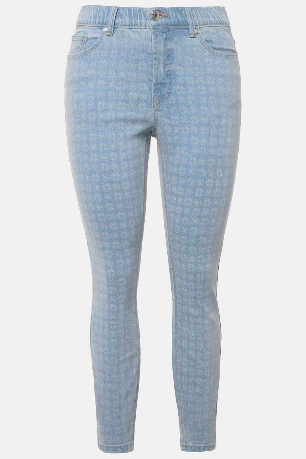 Stora storlekar Skinny jeans, Dam, blå, storlek: 44, Bomull, Studio Untold