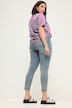Jean skinny effet usé à 5 poches