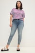 Jean skinny effet usé à 5 poches