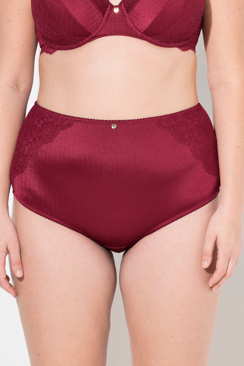 Maxislip, Satin, Spitzen-Rückseite