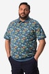 Men+ poloshirt buik-fit, korte mouwen, all-over print, tot 84/86